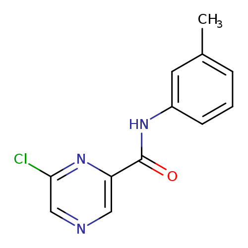 Cc1cccc(c1)NC(=O)c1cncc(n1)Cl