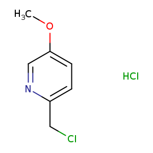 COc1ccc(nc1)CCl.Cl