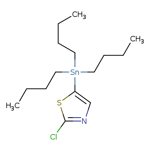 CCCC[Sn](c1cnc(s1)Cl)(CCCC)CCCC