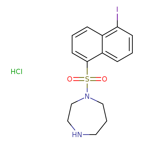 Ic1cccc2c1cccc2S(=O)(=O)N1CCNCCC1.Cl