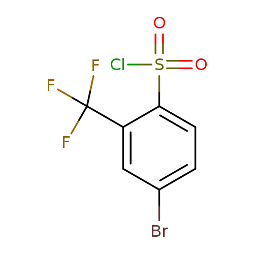 Brc1ccc(c(c1)C(F)(F)F)S(=O)(=O)Cl