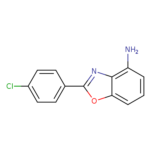 Clc1ccc(cc1)c1oc2c(n1)c(N)ccc2