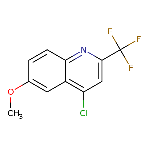 COc1ccc2c(c1)c(Cl)cc(n2)C(F)(F)F