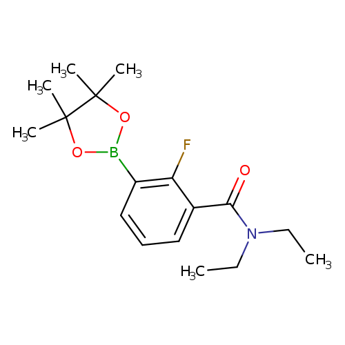 CCN(C(=O)c1cccc(c1F)B1OC(C(O1)(C)C)(C)C)CC