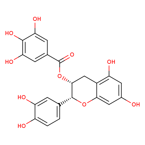 Oc1cc(O)c2c(c1)O[C@@H]([C@@H](C2)OC(=O)c1cc(O)c(c(c1)O)O)c1ccc(c(c1)O)O
