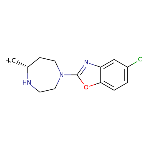 C[C@H]1NCCN(CC1)c1oc2c(n1)cc(cc2)Cl