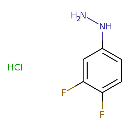 NNc1ccc(c(c1)F)F.Cl