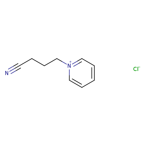 N#CCCC[n+]1ccccc1.[Cl-]
