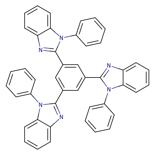 c1ccc(cc1)n1c(nc2c1cccc2)c1cc(cc(c1)c1nc2c(n1c1ccccc1)cccc2)c1nc2c(n1c1ccccc1)cccc2