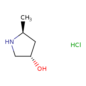 O[C@@H]1CN[C@H](C1)C.Cl