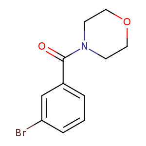 Brc1cccc(c1)C(=O)N1CCOCC1