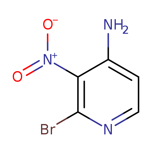 [O-][N+](=O)c1c(N)ccnc1Br