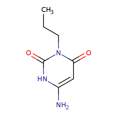 CCCn1c(=O)cc([nH]c1=O)N