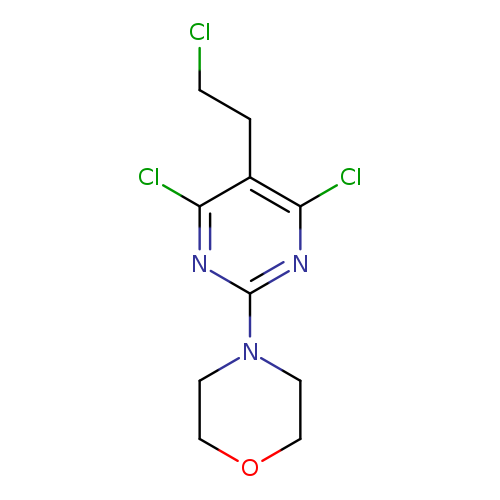 ClCCc1c(Cl)nc(nc1Cl)N1CCOCC1