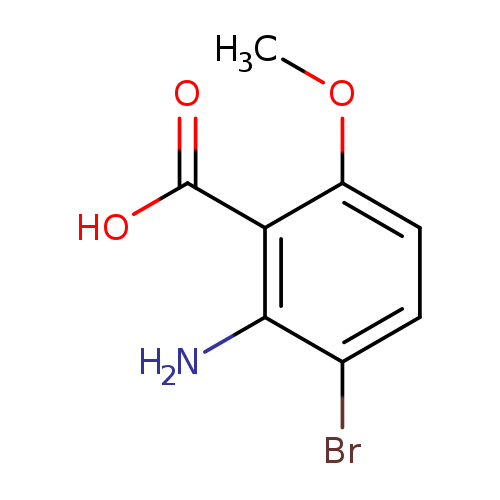 COc1ccc(c(c1C(=O)O)N)Br
