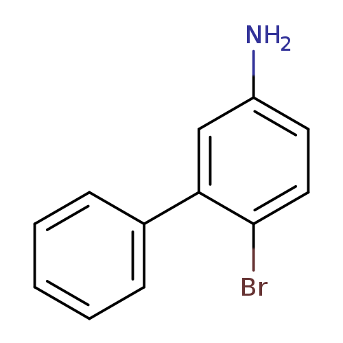 Nc1ccc(c(c1)c1ccccc1)Br
