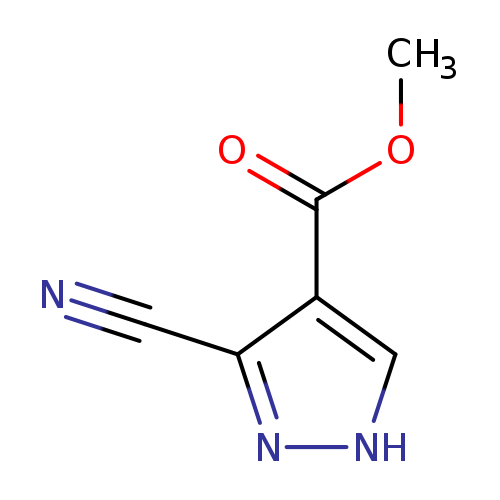 COC(=O)c1c[nH]nc1C#N