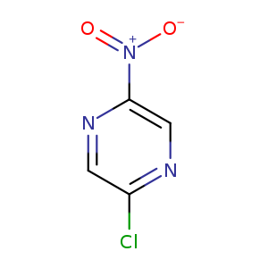 [O-][N+](=O)c1cnc(cn1)Cl