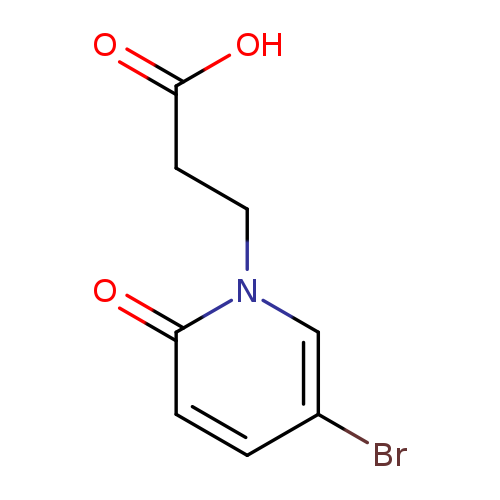OC(=O)CCn1cc(Br)ccc1=O