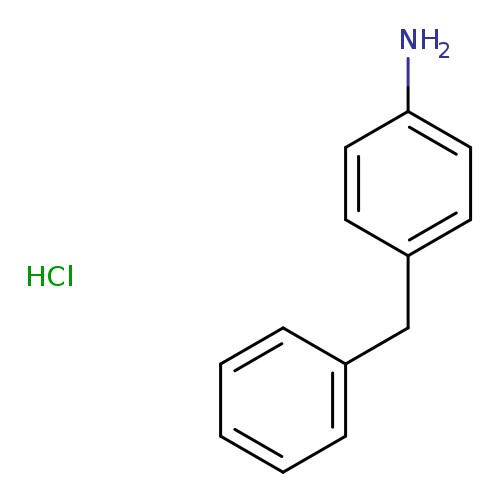 Nc1ccc(cc1)Cc1ccccc1.Cl