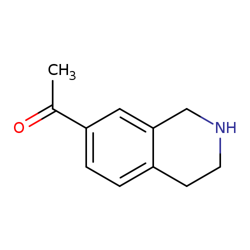 CC(=O)c1ccc2c(c1)CNCC2