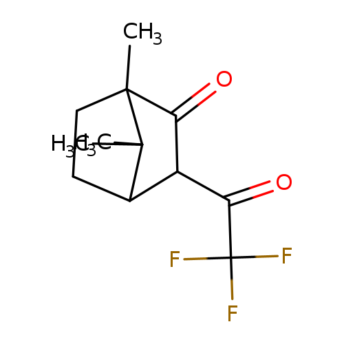 O=C(C(F)(F)F)C1C(=O)C2(C(C1CC2)(C)C)C