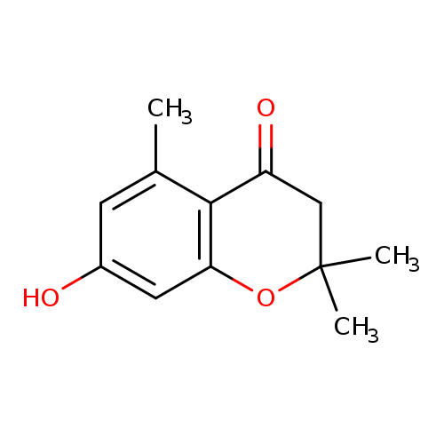 Oc1cc2OC(C)(C)CC(=O)c2c(c1)C