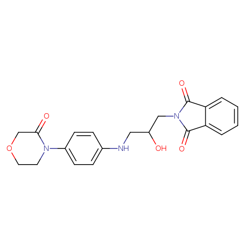 OC(CN1C(=O)c2c(C1=O)cccc2)CNc1ccc(cc1)N1CCOCC1=O