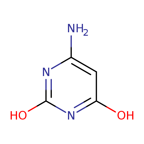 Nc1cc(O)nc(n1)O