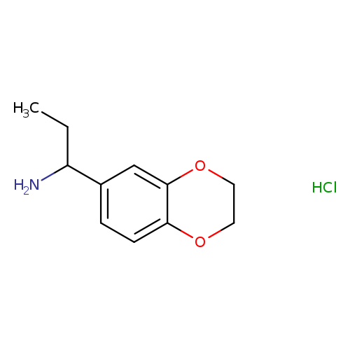 CCC(c1ccc2c(c1)OCCO2)N.Cl