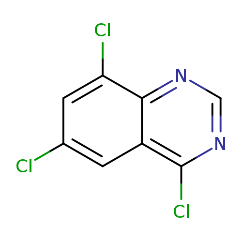 Clc1cc(Cl)c2c(c1)c(Cl)ncn2