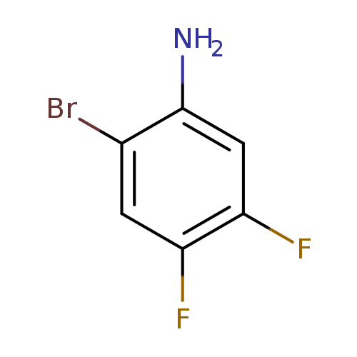 Brc1cc(F)c(cc1N)F