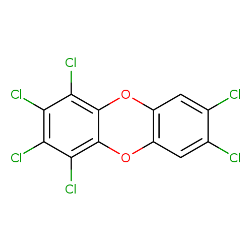 Clc1cc2Oc3c(Oc2cc1Cl)c(Cl)c(c(c3Cl)Cl)Cl