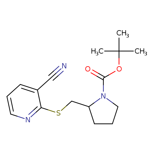 N#Cc1cccnc1SCC1CCCN1C(=O)OC(C)(C)C