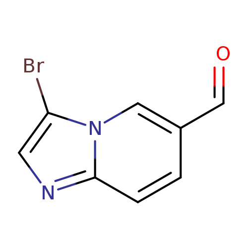 Brc1cnc2n1cc(C=O)cc2