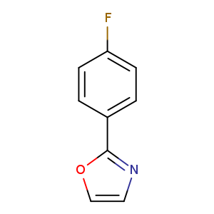 Fc1ccc(cc1)c1ncco1