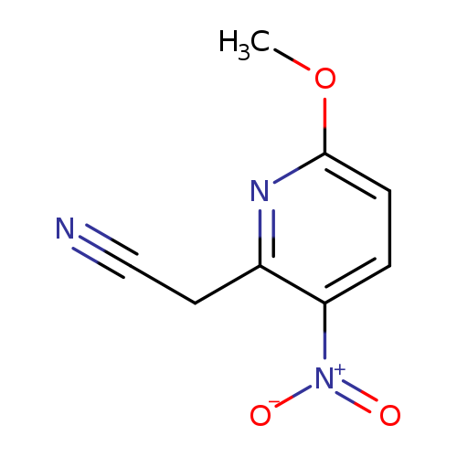 N#CCc1nc(OC)ccc1[N+](=O)[O-]