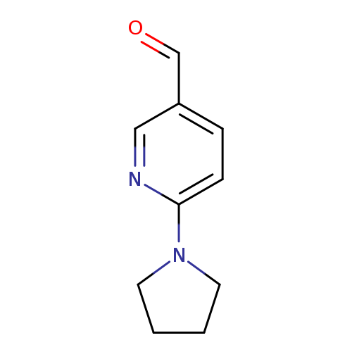 O=Cc1ccc(nc1)N1CCCC1