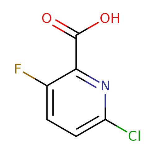 Clc1ccc(c(n1)C(=O)O)F