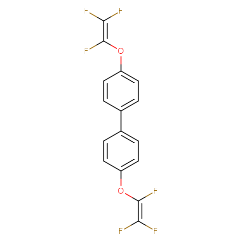 FC(=C(F)F)Oc1ccc(cc1)c1ccc(cc1)OC(=C(F)F)F