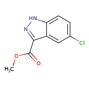 COC(=O)c1n[nH]c2c1cc(Cl)cc2