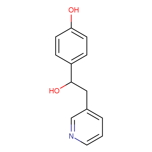 Oc1ccc(cc1)C(Cc1cccnc1)O