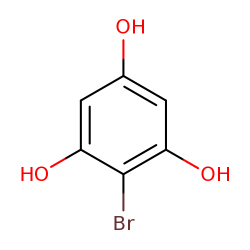 Oc1cc(O)c(c(c1)O)Br