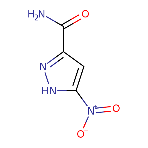 [O-][N+](=O)c1[nH]nc(c1)C(=O)N