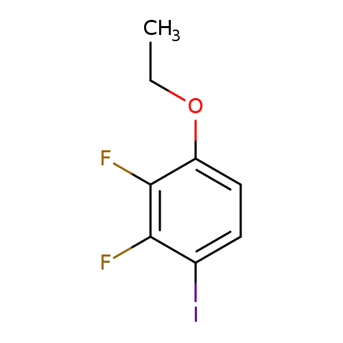 CCOc1ccc(c(c1F)F)I