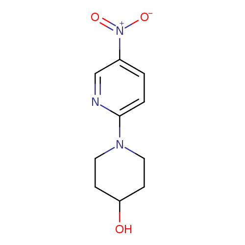 OC1CCN(CC1)c1ccc(cn1)[N+](=O)[O-]