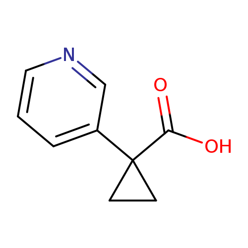 OC(=O)C1(CC1)c1cccnc1