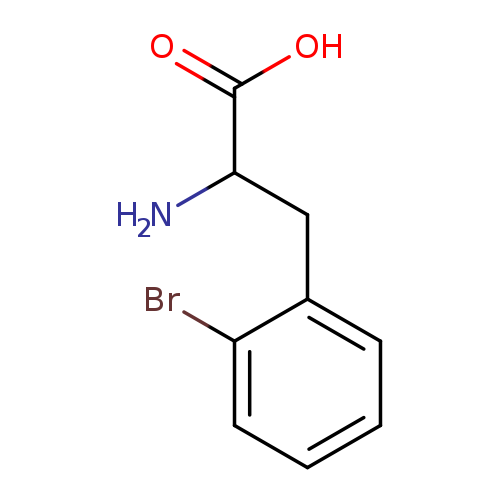 OC(=O)C(Cc1ccccc1Br)N