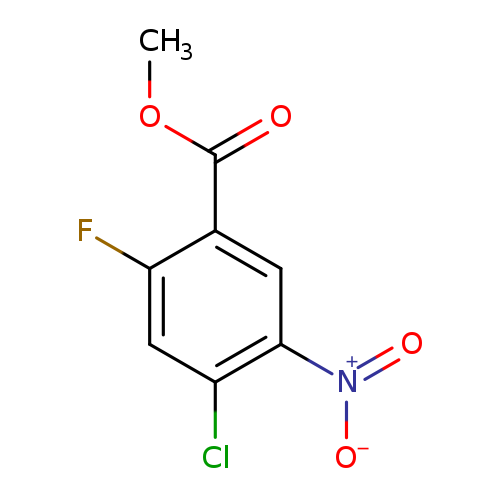 COC(=O)c1cc([N+](=O)[O-])c(cc1F)Cl