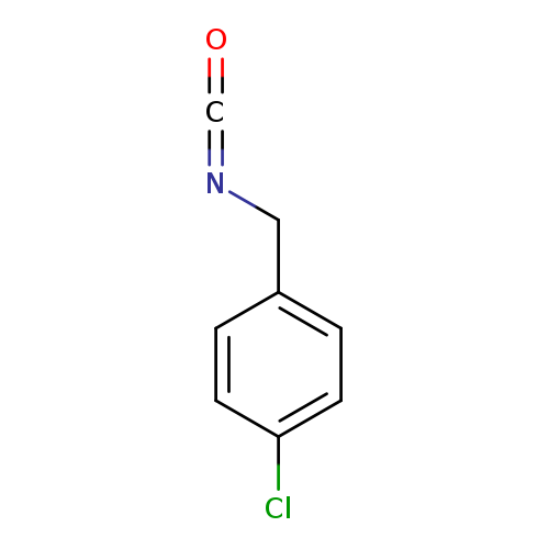 O=C=NCc1ccc(cc1)Cl